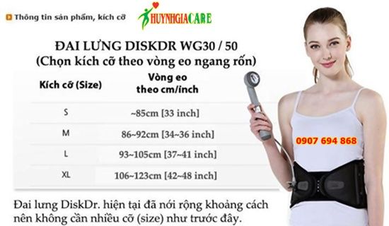 Cach do size dai lung DiskDr WG50