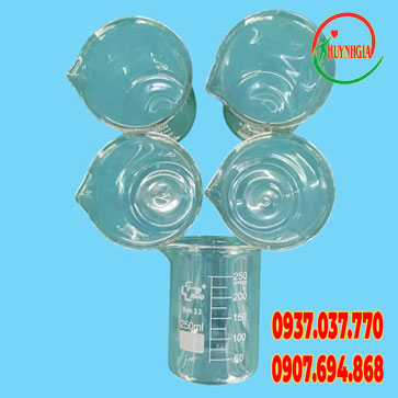 Cốc thủy tinh đốt thấp thành 250ml