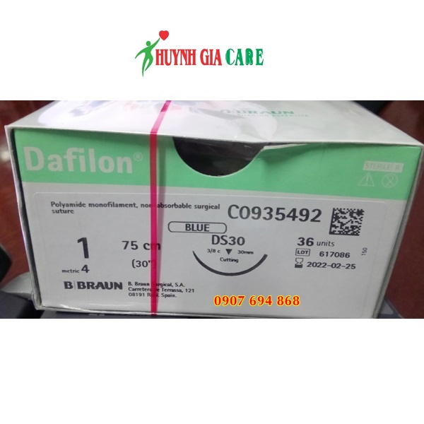 Chỉ phẫu thuật dafilon 1/0