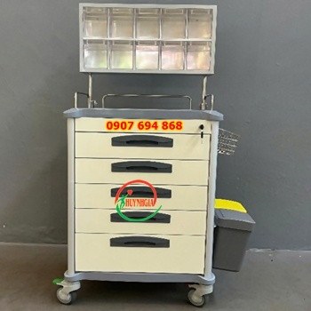 Xe đẩy tiêm thuốc dùng  trong gây mê
