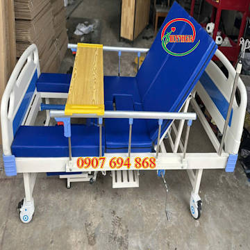 Giường 3 tay quay + gạt bô vệ sinh GB 13
