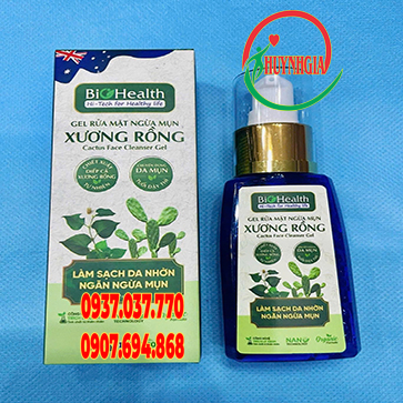 Gel rửa mặt xương rồng 100ml