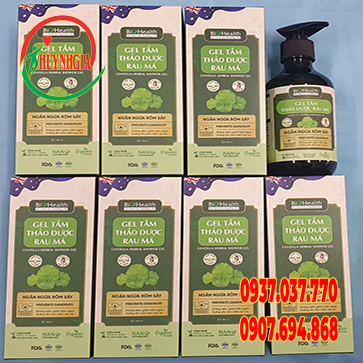 Gel tắm thảo dược rau má