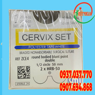 Chỉ khâu eo cổ tử cung ZCE4 Cervix Set