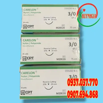 Chỉ Carelon (Nylon) 3/0 M20E20