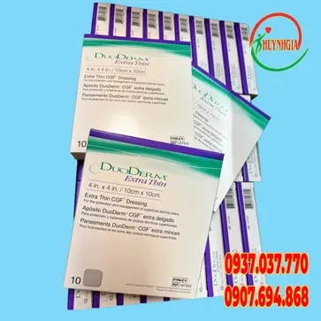 DuoDERM Extra thin 10x10cm Code 187955