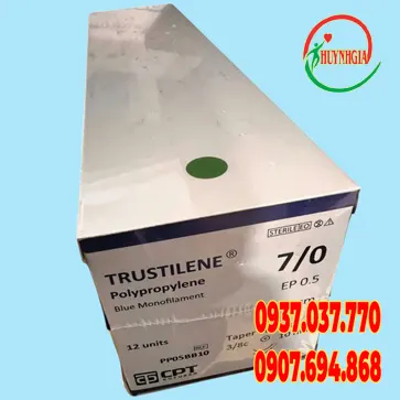 Chỉ Trustilene (Polypropylene) số 7/0