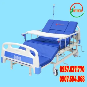 Giường bệnh nhân cơ 4 tay quay Humed HM-C4