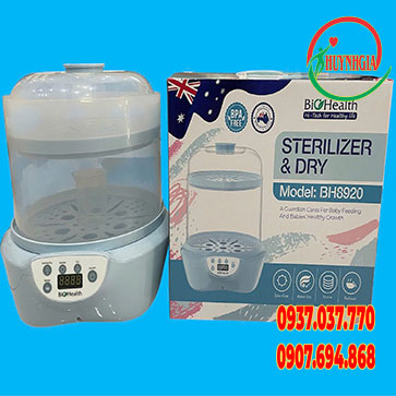 Máy tiệt trùng & sấy khô bình sữa Biohealth BH8920